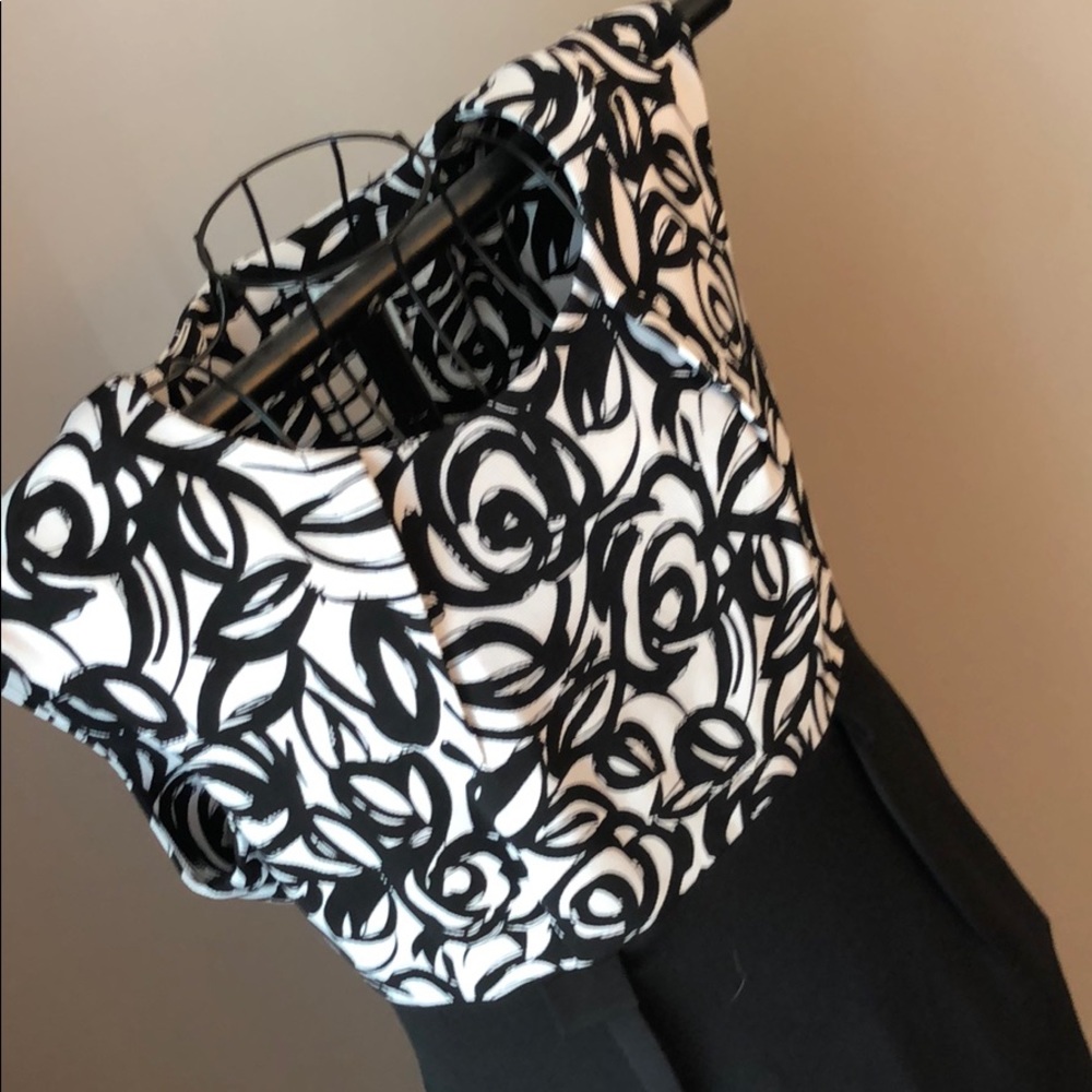Black and White Dress